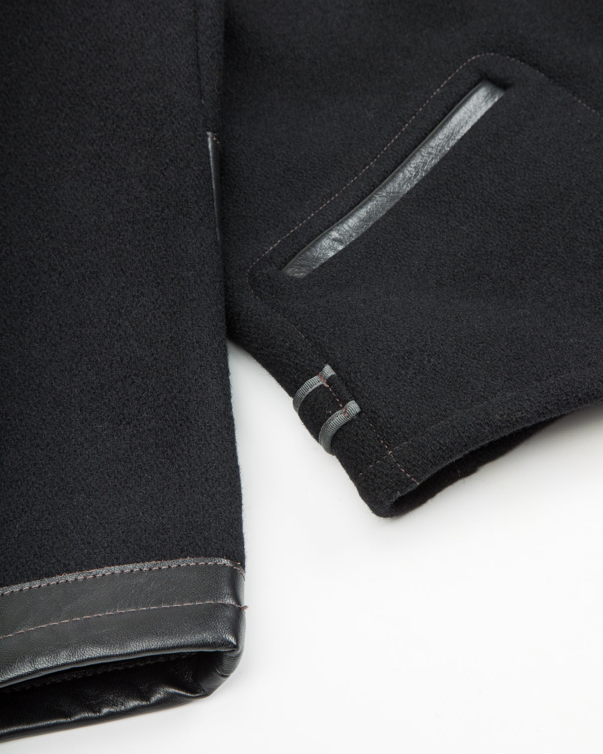 The Real McCoy's Wool Field Sports Jacket - Black - Standard & Strange