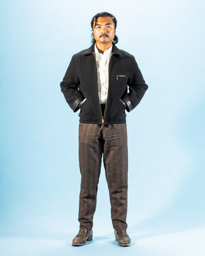 The Real McCoy's Wool Field Sports Jacket - Black - Standard & Strange