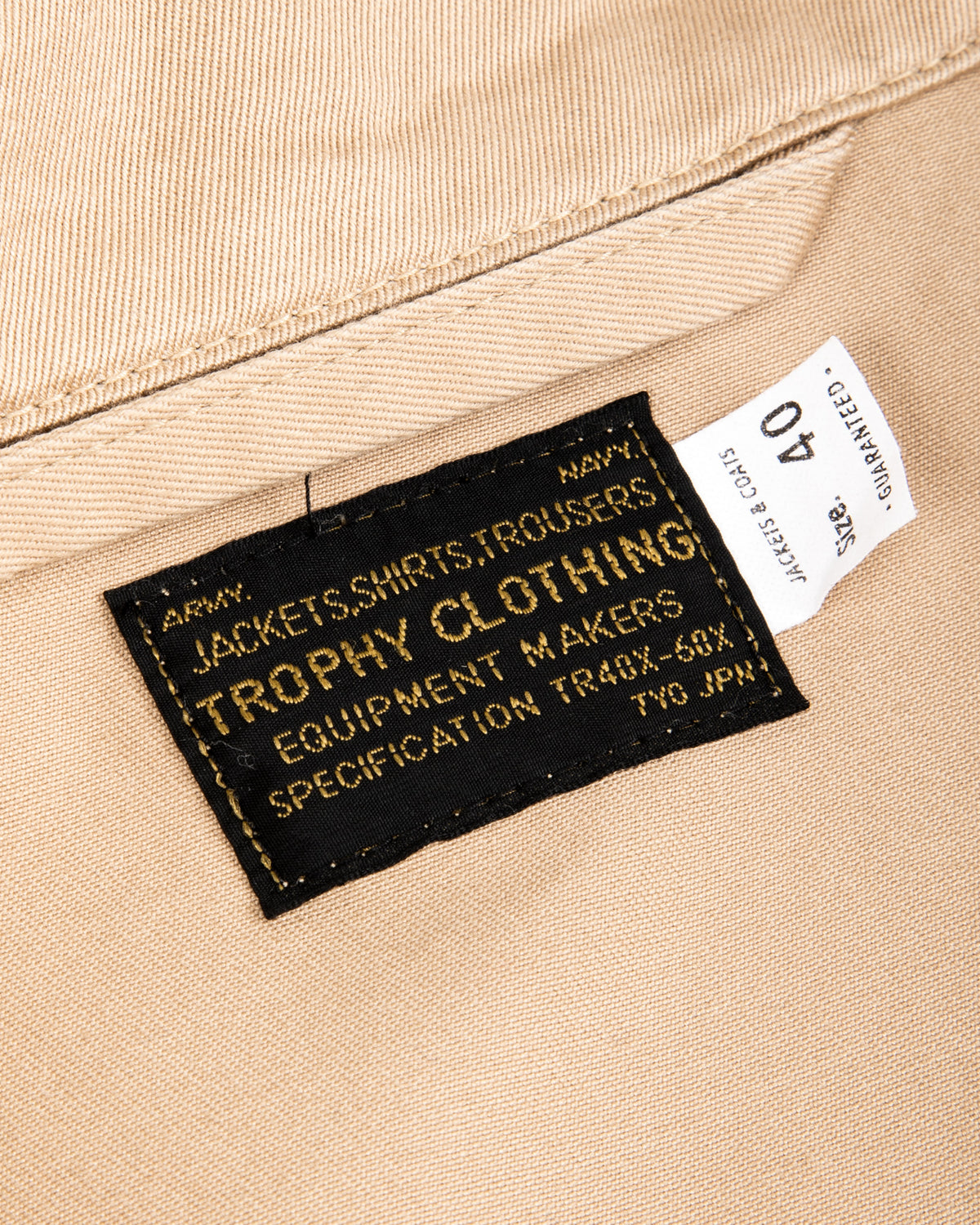 Trophy Clothing Summer Flight Jacket - Khaki - Standard & Strange