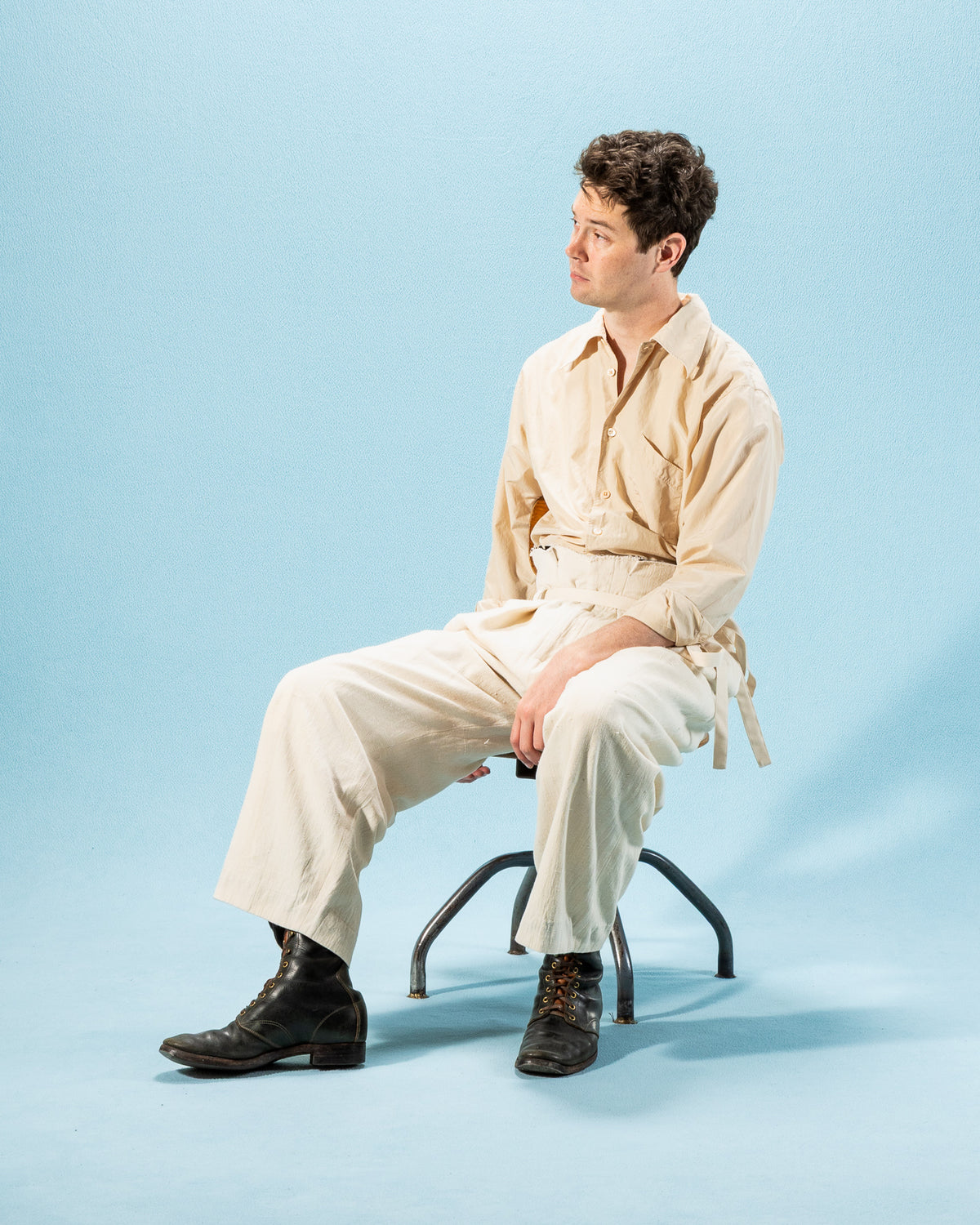 Monad London Udoma Pant - Natural Handwoven Nigerian Cotton - Standard & Strange