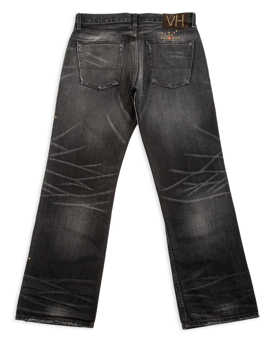 Vintage Heavy Leroy Studded Jean - Black - Standard & Strange