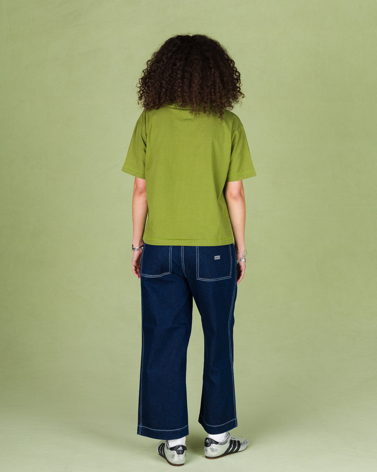 W'Menswear Bowl Tee - Matcha Green - Standard & Strange