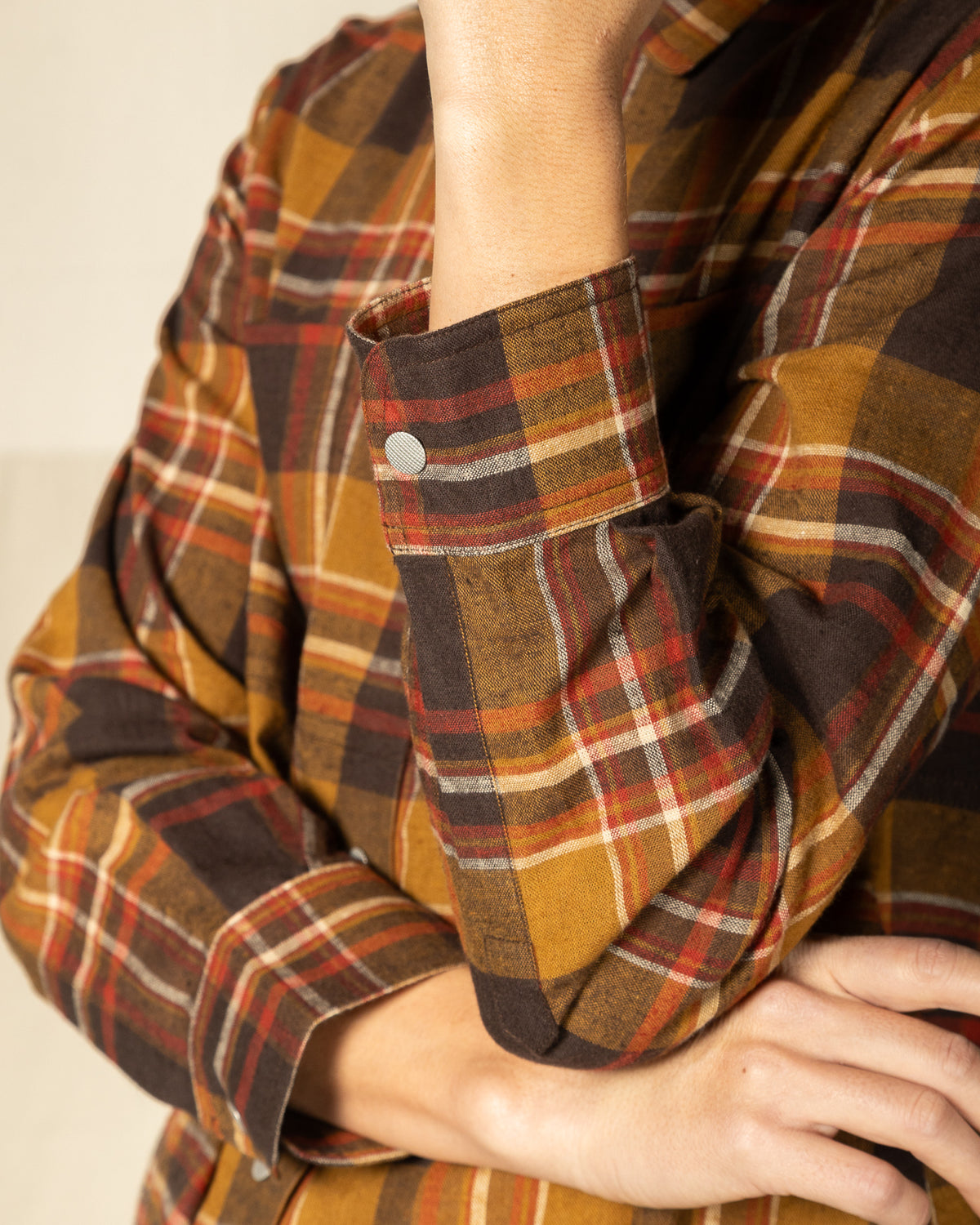 W'Menswear Crew Shirt - Check - Standard & Strange