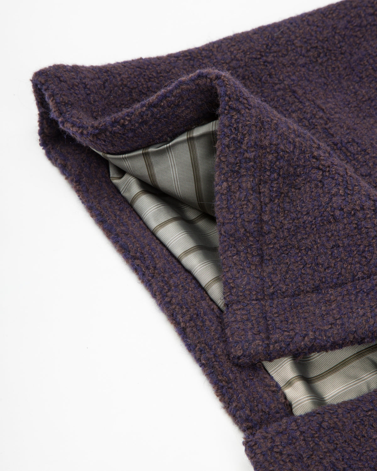 W'Menswear Dipper Coat - Navy/Brown - Standard & Strange