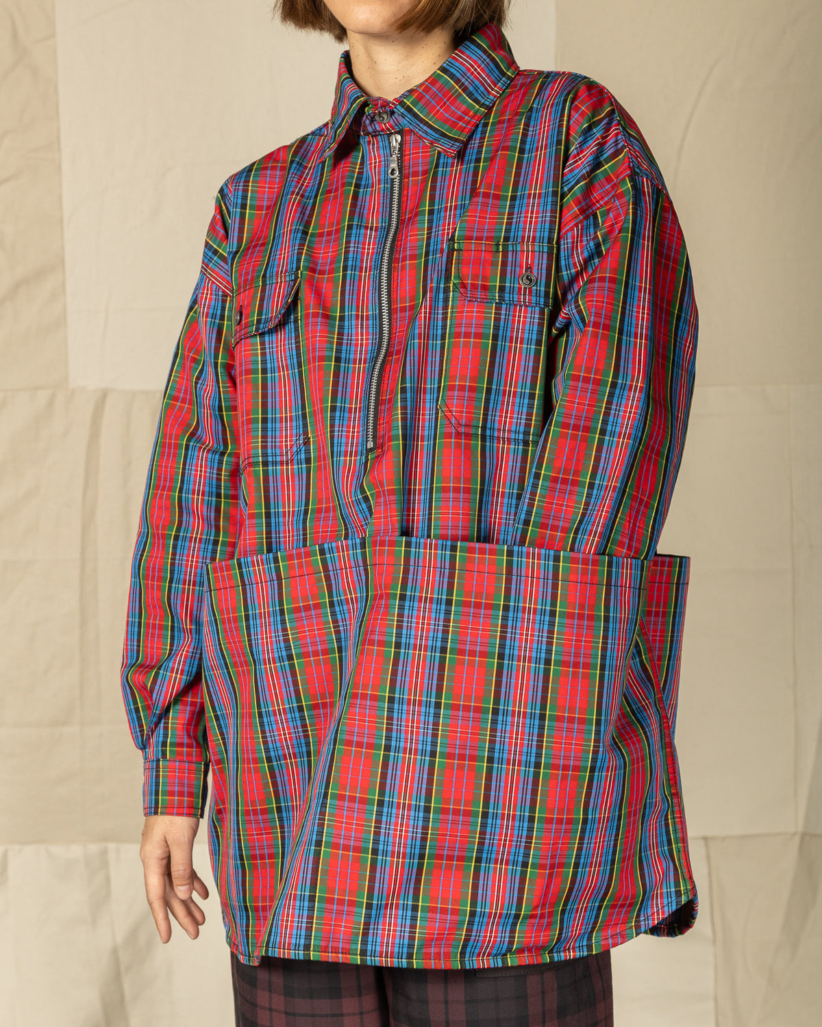 W'Menswear Mechanical Aid Shirt - Red Check - Standard & Strange