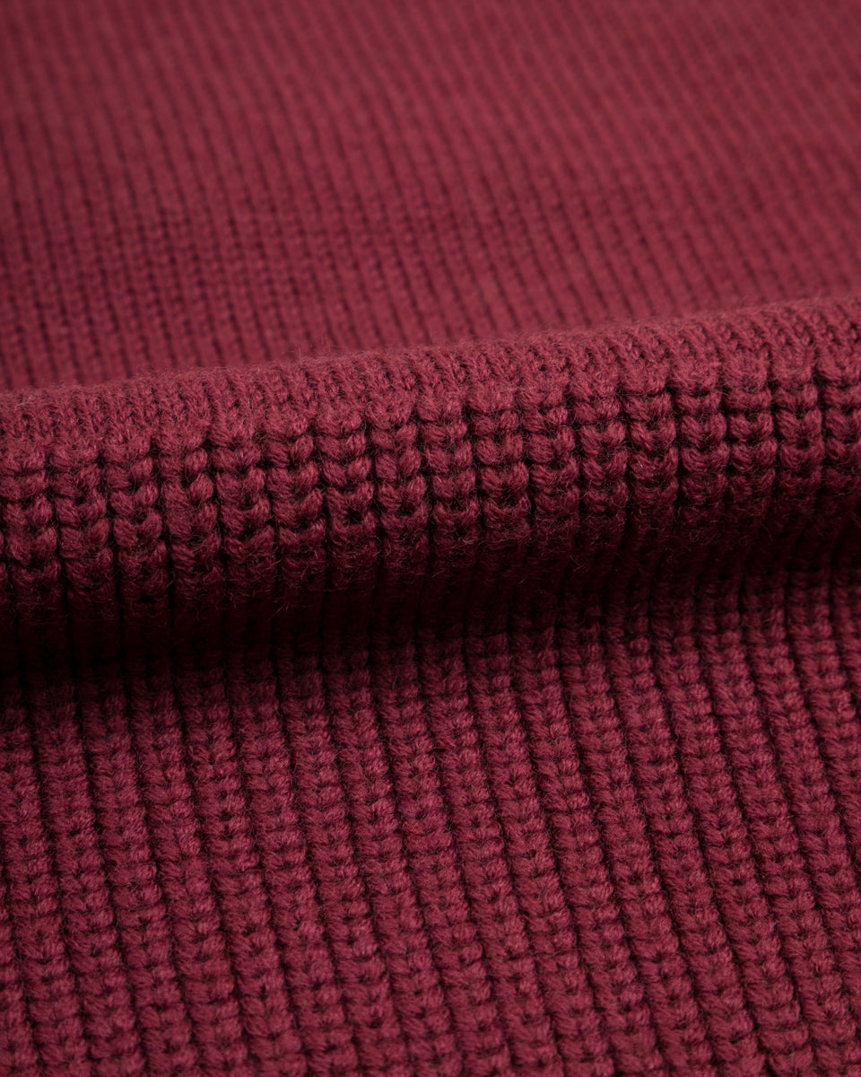 W'Menswear Track Sweater - Burgundy - Standard & Strange