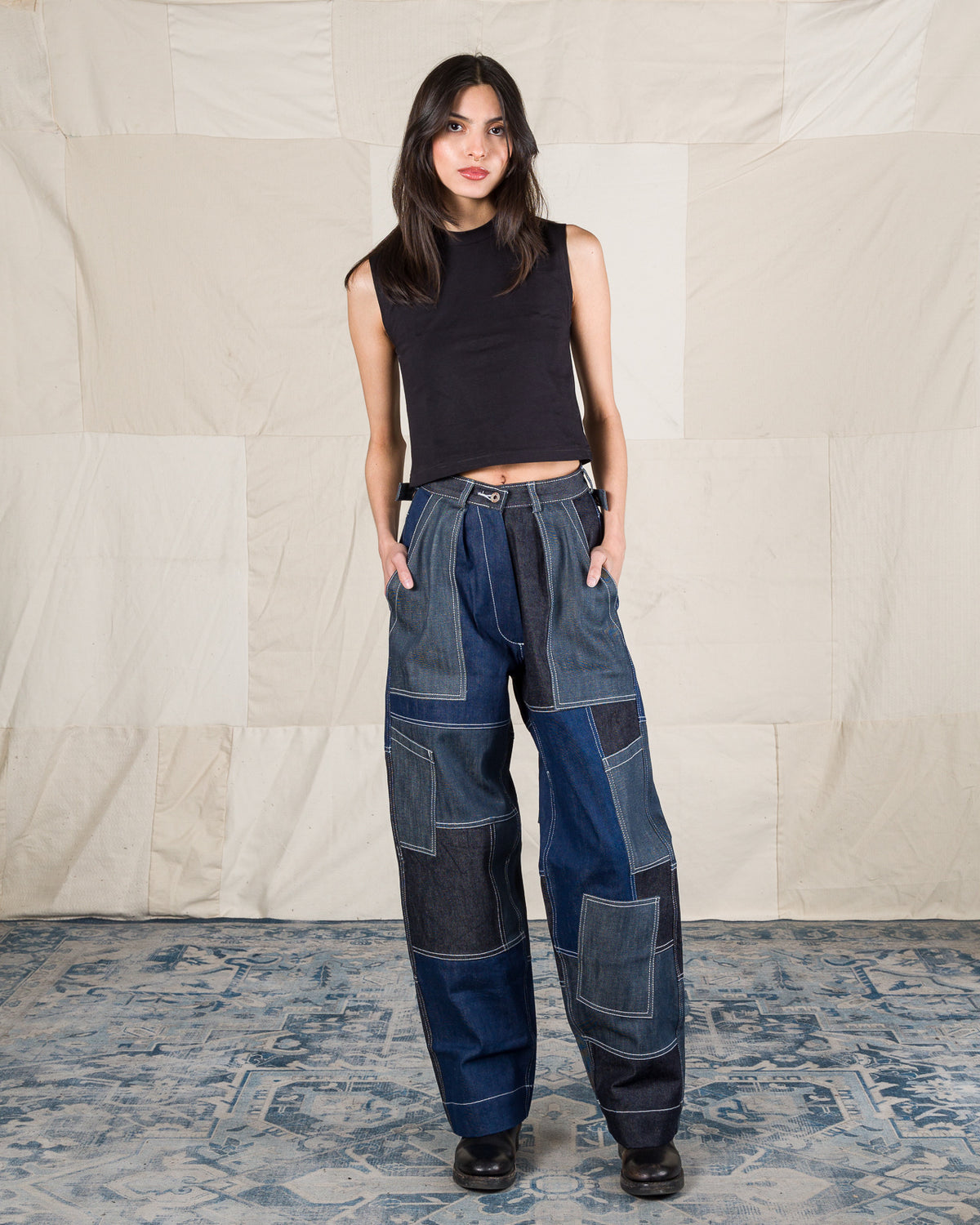 W'Menswear Unisex Freedom Flight Trouser - Denim - Standard & Strange