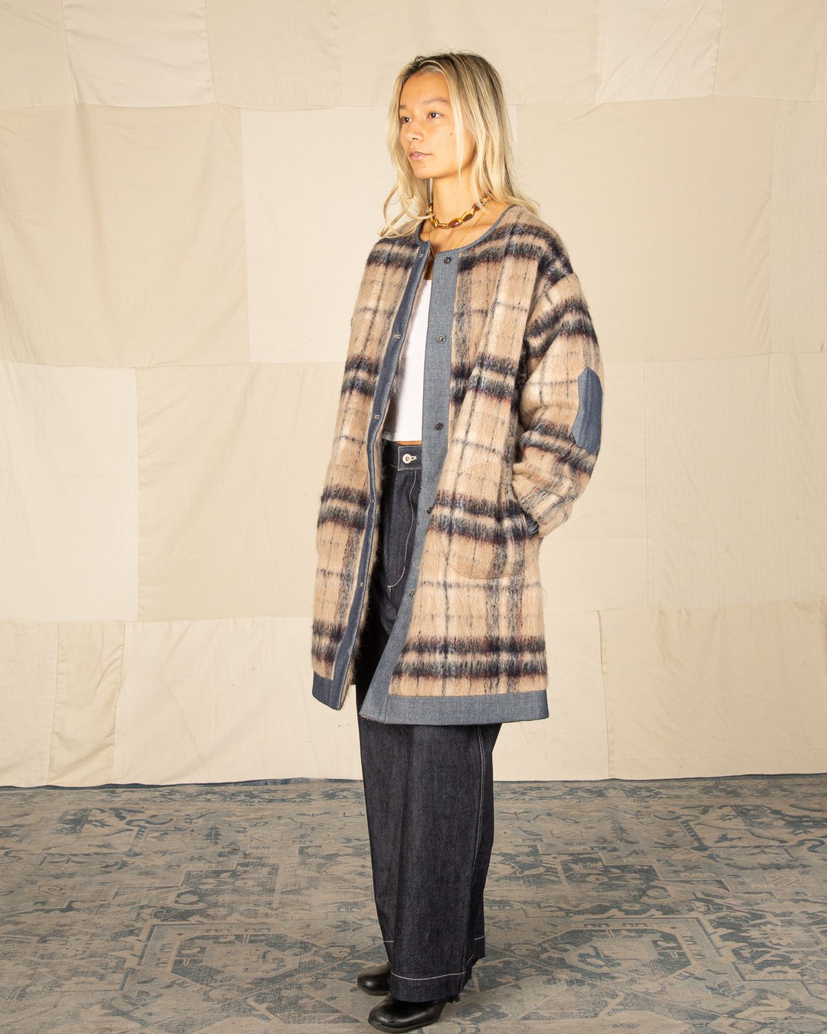 W'Menswear Rally Coat - Beige - Standard & Strange