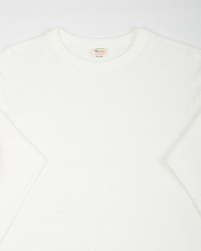 Warehouse Long Sleeve Crew Neck Tee - Off White - Standard & Strange