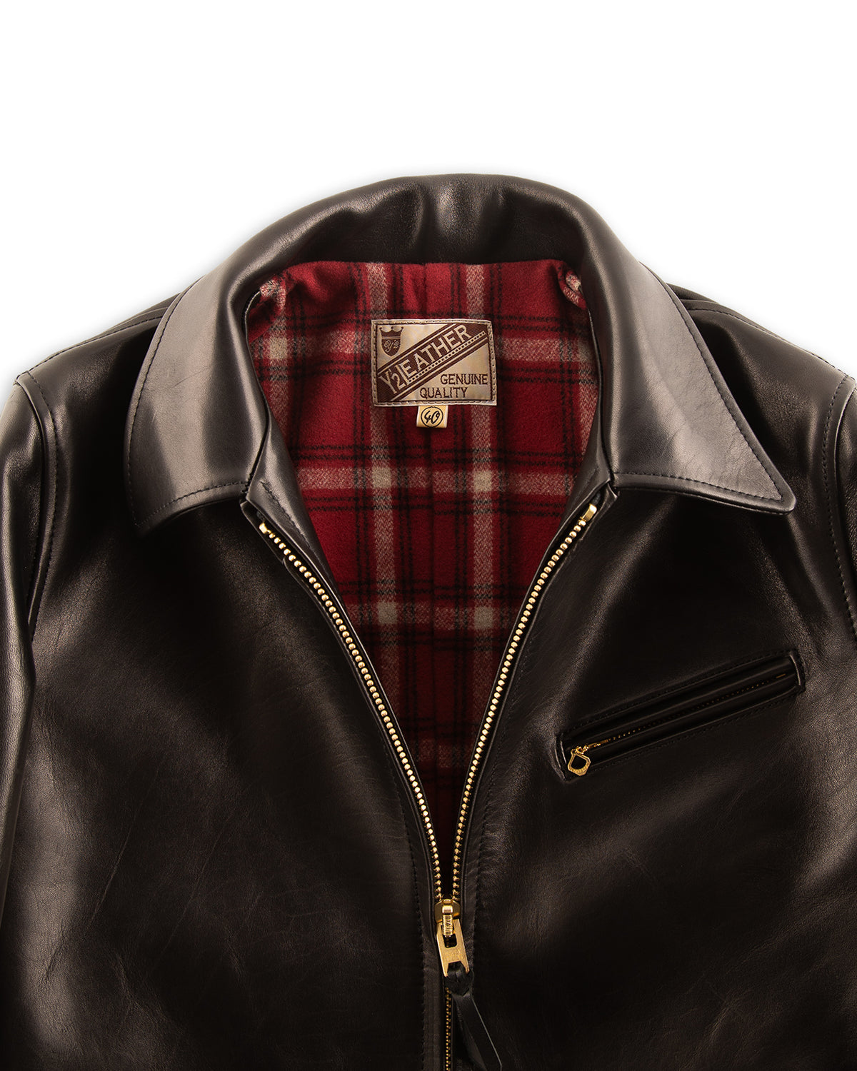 Y'2 Leather HV Horse Single Riders Jacket (HVR-42) - Black - Standard & Strange