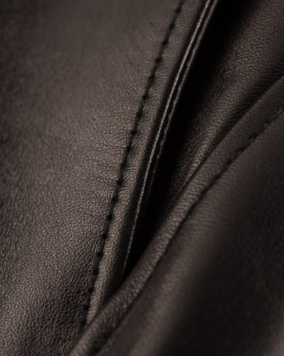 Y'2 Leather HV Horse Single Riders Jacket (HVR-42) - Black - Standard & Strange