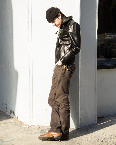 Y'2 Leather HV Horse Single Riders Jacket (HVR-42) - Black - Standard & Strange