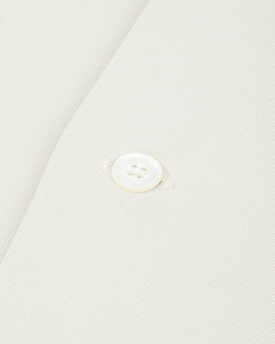 Flap Pocket Rayon S/S Shirt - Natural