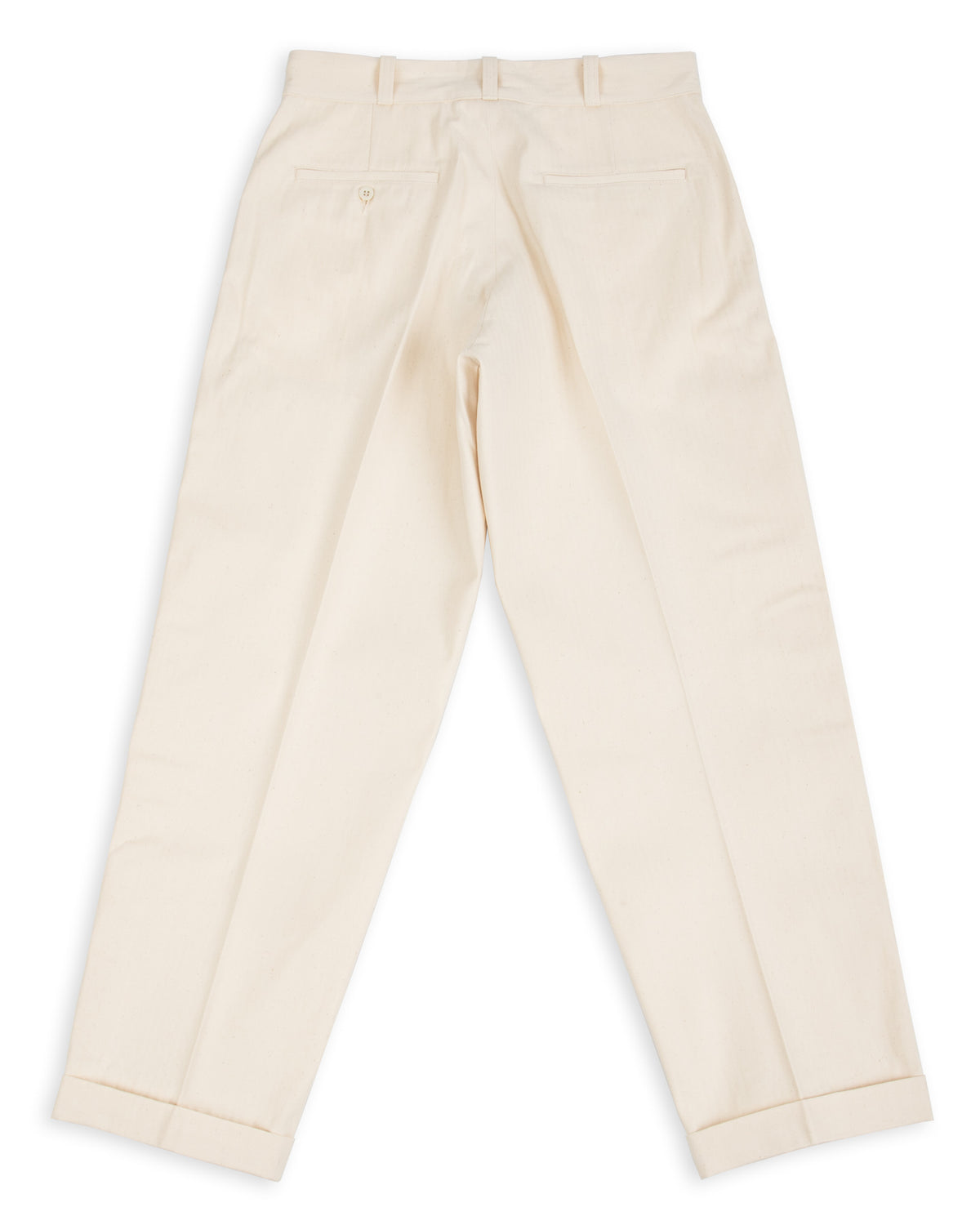 Attractions Heritage Denim Trousers - White USN Herringbone - Standard & Strange