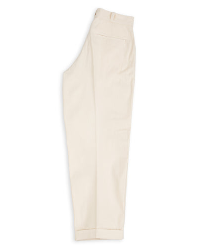 Attractions Heritage Denim Trousers - White USN Herringbone - Standard & Strange