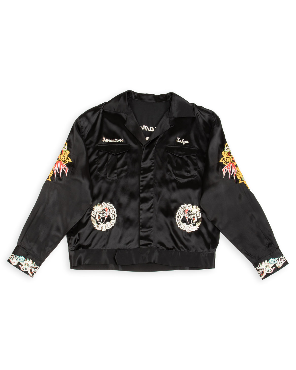 Attractions Lot.873 Souvenir Rayon Jacket - Black - Standard & Strange