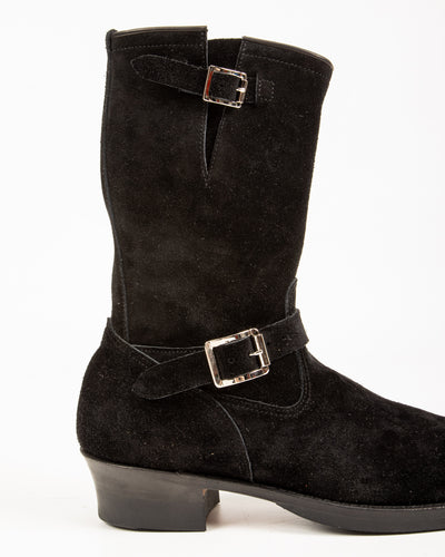 Attractions Suede Engineer Boot - Black - Standard & Strange