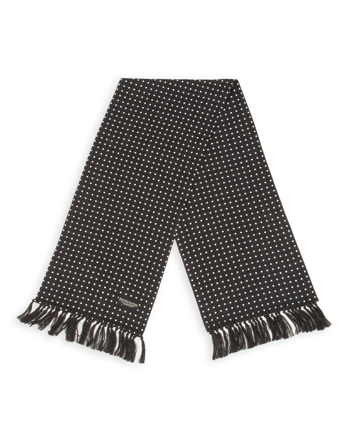 Attractions Wearmasters Rayon Scarf - Black Dot - Standard & Strange
