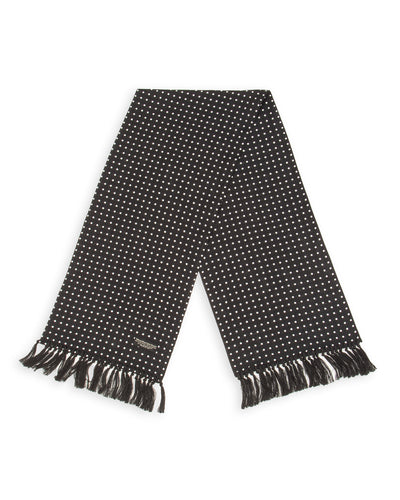 Attractions Wearmasters Rayon Scarf - Black Dot - Standard & Strange