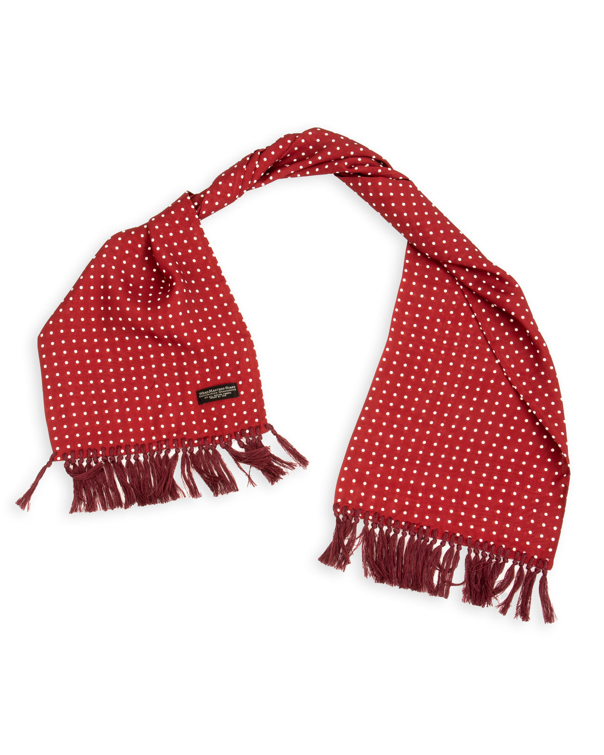 Attractions Wearmasters Rayon Scarf - Wine Dot - Standard & Strange