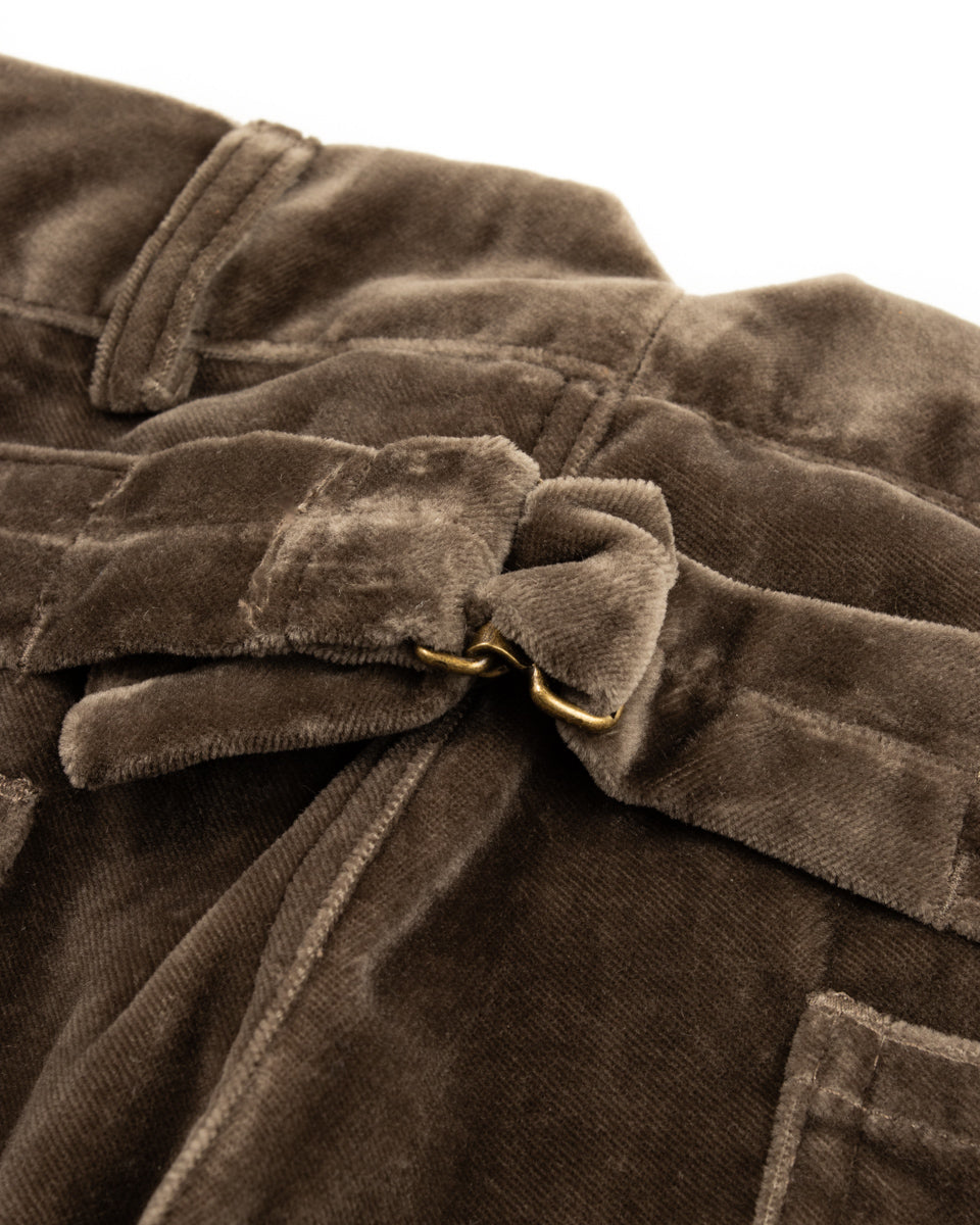 Blluemade Buckle Back Pant - Walnut Velvet - Standard & Strange