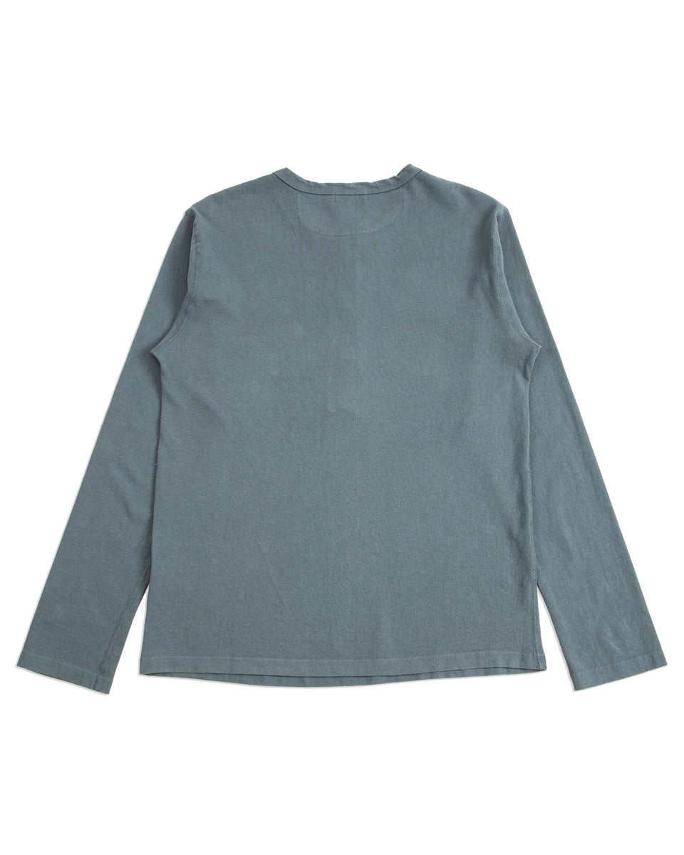 Freenote 13oz Henley L/S - Faded Blue - Standard & Strange
