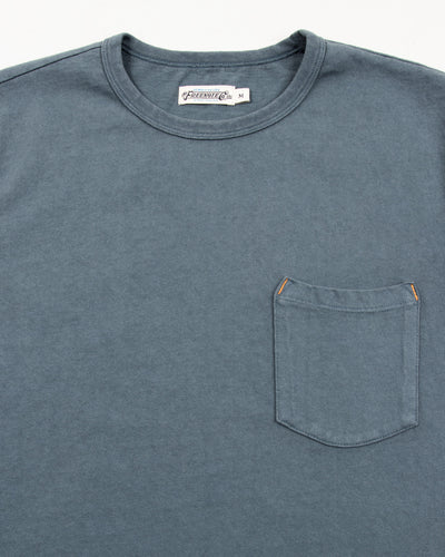 Freenote 13oz Shifter Tee - Faded Blue - Standard & Strange