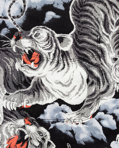 Freenote Hawaiian Shirt - Black Tiger - Standard & Strange