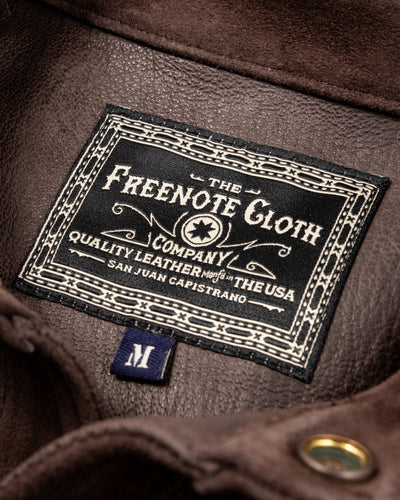 Freenote Packard Western Shirt - Chocolate Goatskin - Standard & Strange