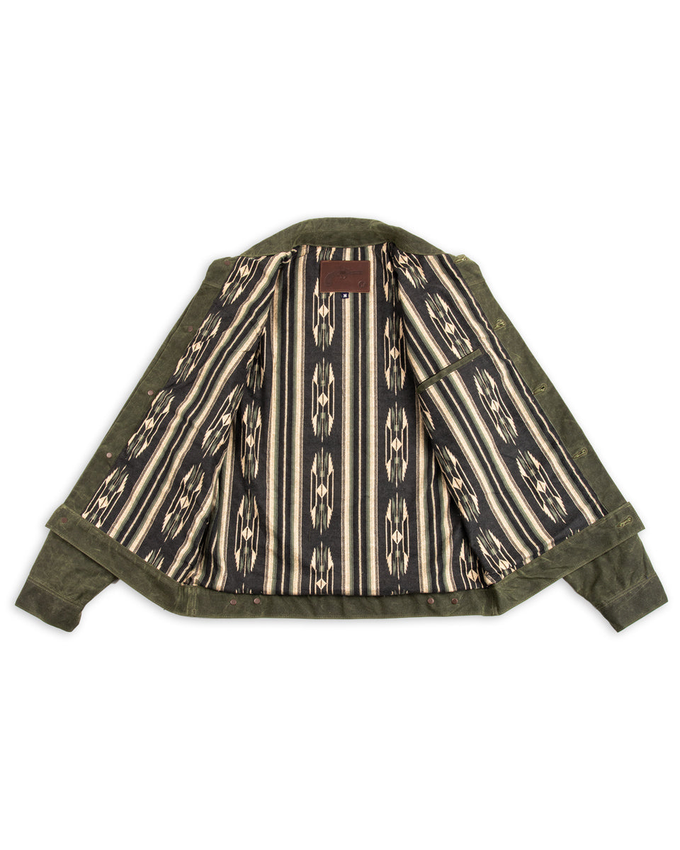Freenote RJ-1 Jacket - Olive Waxed Canvas - Standard & Strange