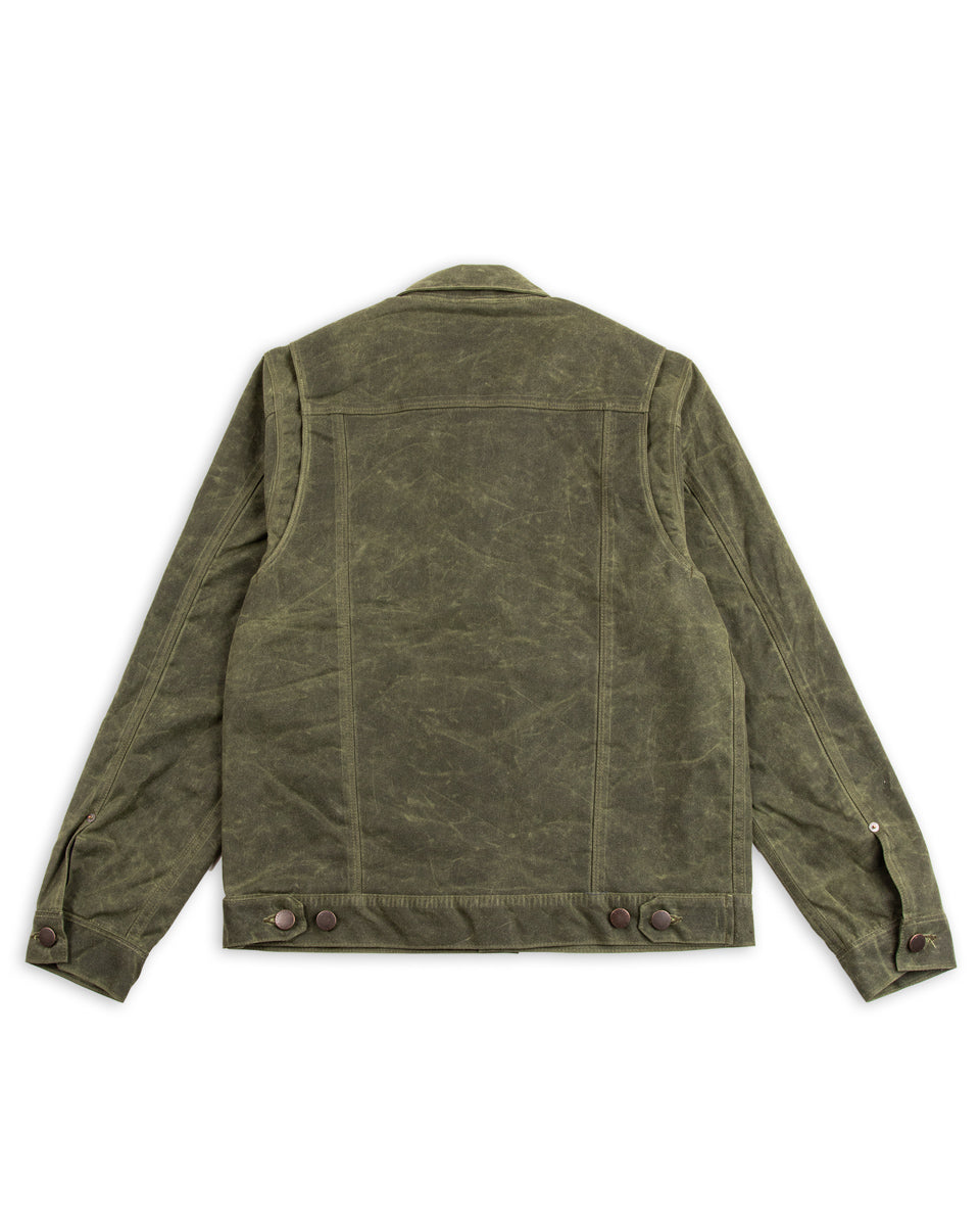 Freenote RJ-1 Jacket - Olive Waxed Canvas - Standard & Strange