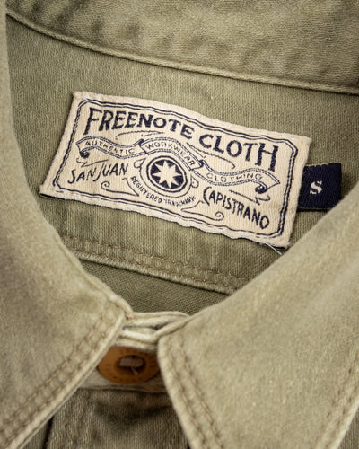 Freenote Utility Shirt - Olive - Standard & Strange