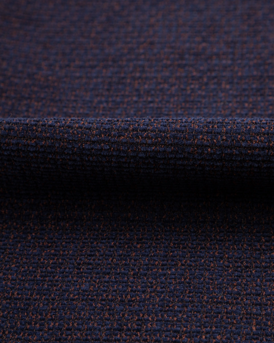 Gorsch One Size Velvet Yarn Easy Trousers - Navy Wool Rayon - Standard & Strange