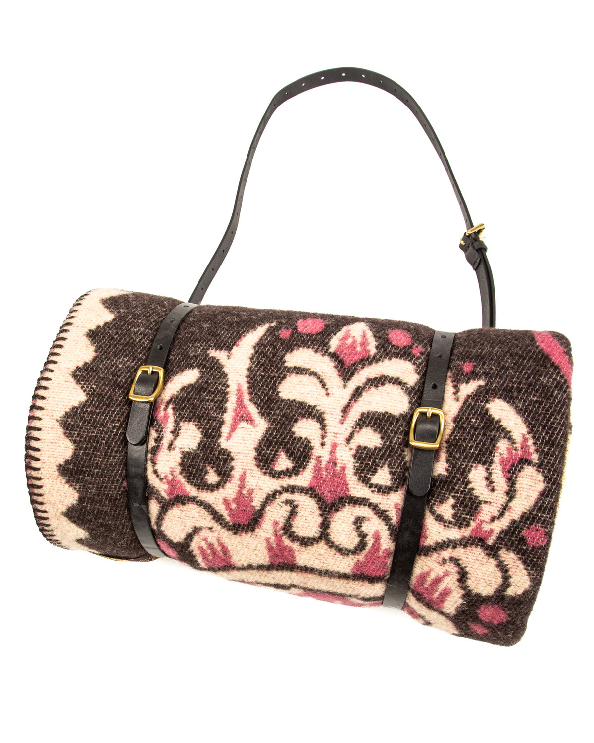 Indigofera Blanket Carrier - Black with Brass - Standard & Strange