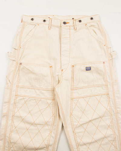 Kapital Light Canvas LUMBER Pants - Ecru - Standard & Strange
