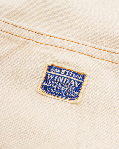 Kapital Light Canvas LUMBER Pants - Ecru - Standard & Strange