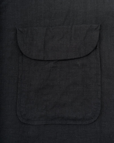Kapital Linen Clip Shirt - Black - Standard & Strange