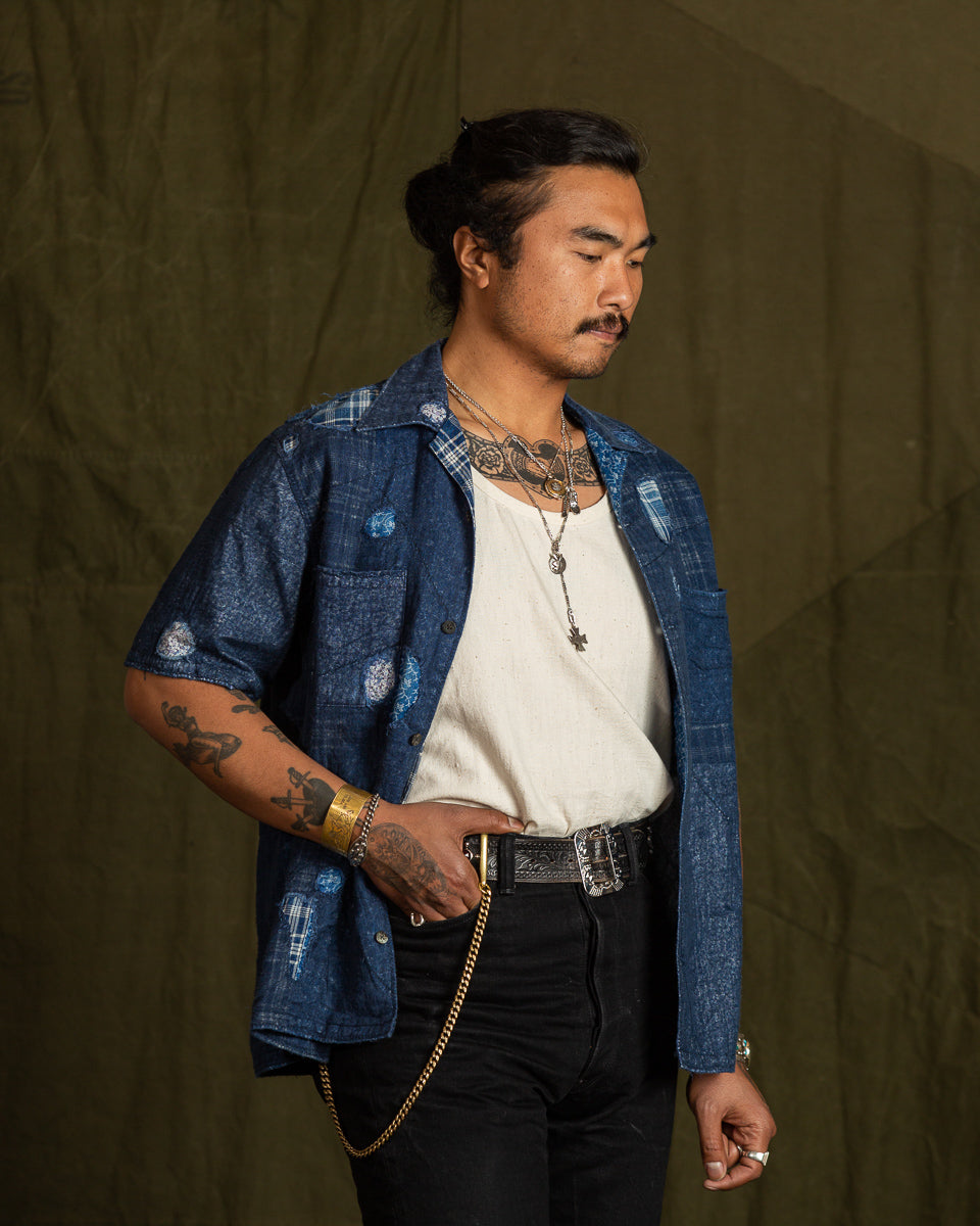 Kapital Patchwork BORO Aloha Shirt - IDG - Standard & Strange