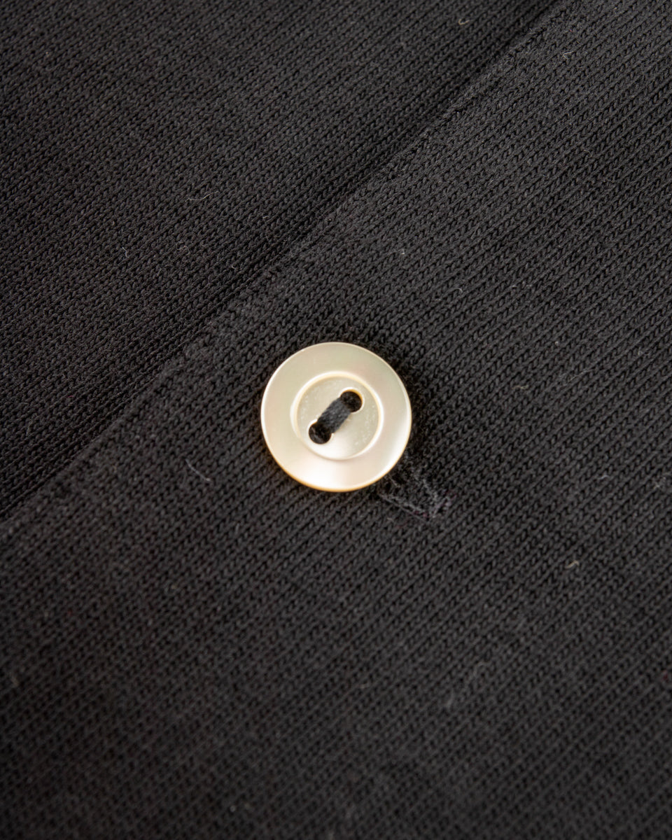 Merz b. Schwanen 206 Loopwheeled LS Henley - Deep Black - Standard & Strange
