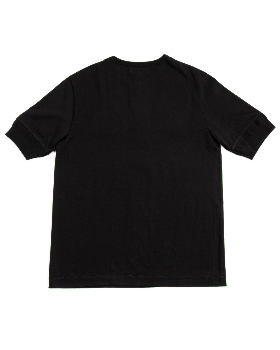 Merz b. Schwanen 207 Loopwheeled SS Henley - Black - Standard & Strange