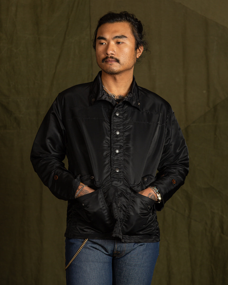 Mister Freedom One-Zero Smock - Black Nylon - Standard & Strange