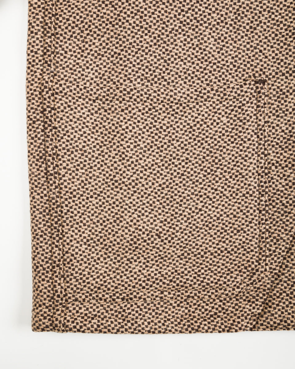 Monitaly Italian Jail Jacket - Giraffe Wool Flannel Vicente - Standard & Strange