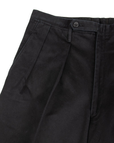 MotivMfg Bund Trousers - Black Super Cotton Sateen - Standard & Strange