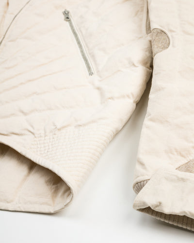 MotivMfg Radium Down Jacket - Natural Ripstop Waxed Cotton - Standard & Strange