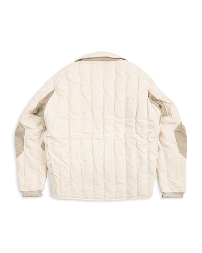 MotivMfg Radium Down Jacket - Natural Ripstop Waxed Cotton - Standard & Strange
