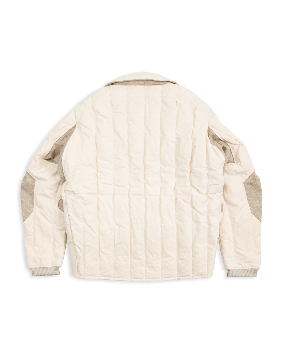 MotivMfg Radium Down Jacket - Natural Ripstop Waxed Cotton - Standard & Strange