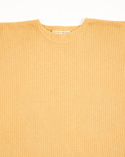 Olde Homesteader Extra Cotton Rib Crewneck S/S - Golden Yellow - Standard & Strange