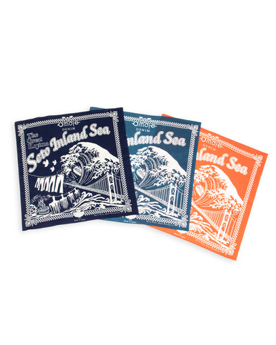 Omoto Denim Reveal Kojima Bandanna - Blue - Standard & Strange