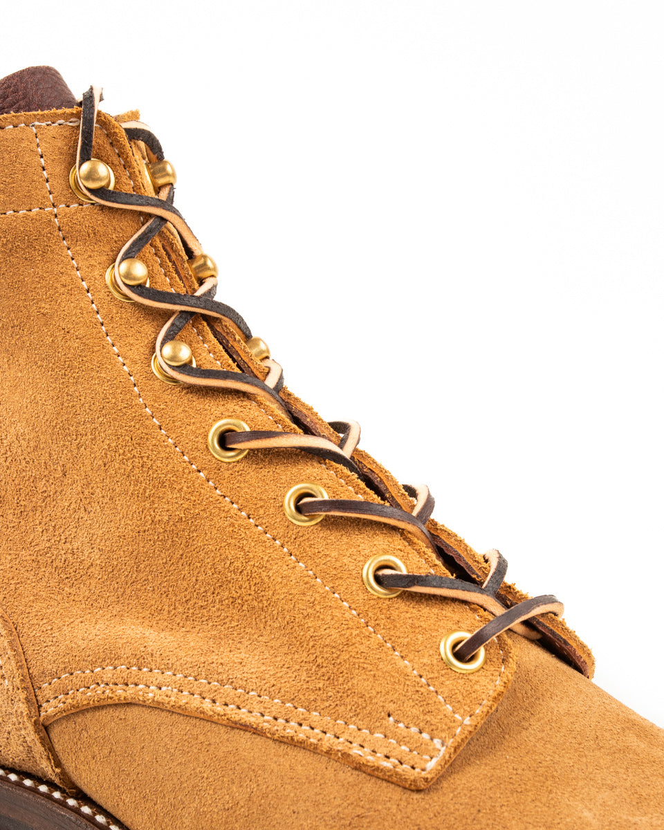 Rolling Dub Trio Griffin Plain Toe Boots - Beige Suede - Standard & Strange