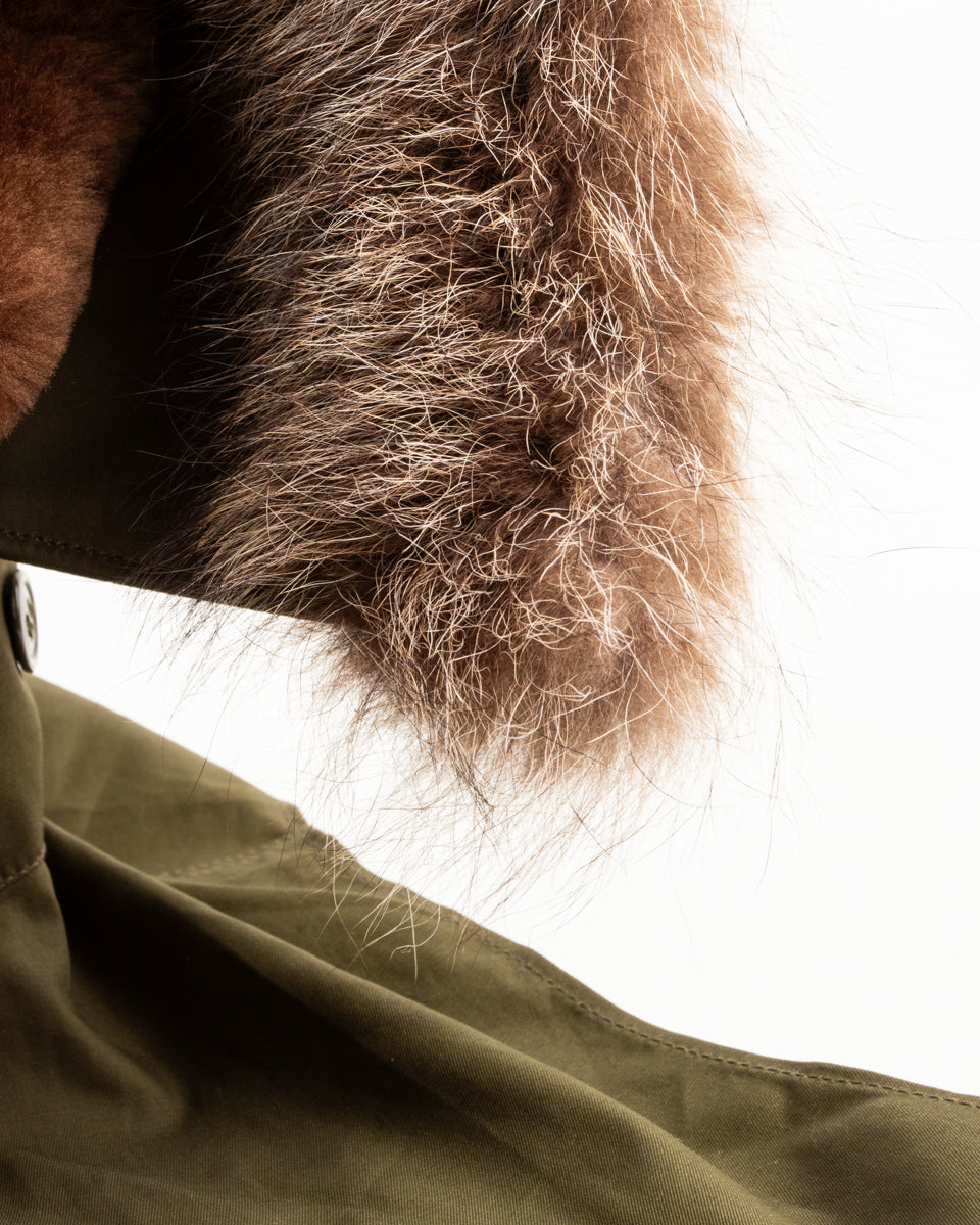 The Real McCoy's AL-1 / HOOD, PARKA - Olive - Standard & Strange